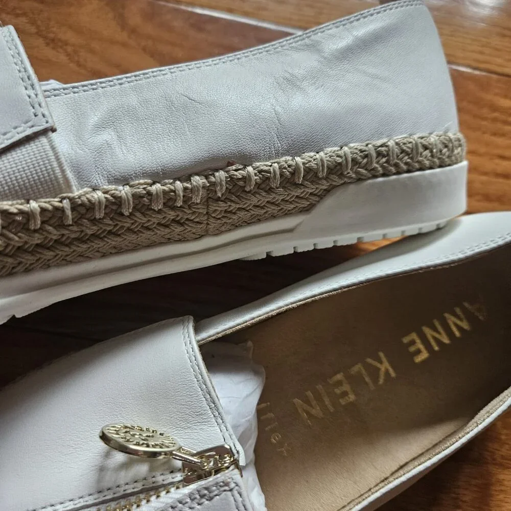 Anne Klein Women’s Akzetta White Sneaker Size 8.5M - Picture 5 of 7